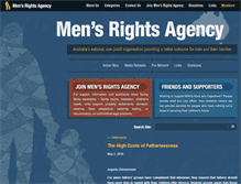 Tablet Screenshot of mensrights.com.au