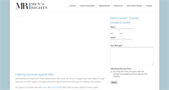 Desktop Screenshot of mensrights.com